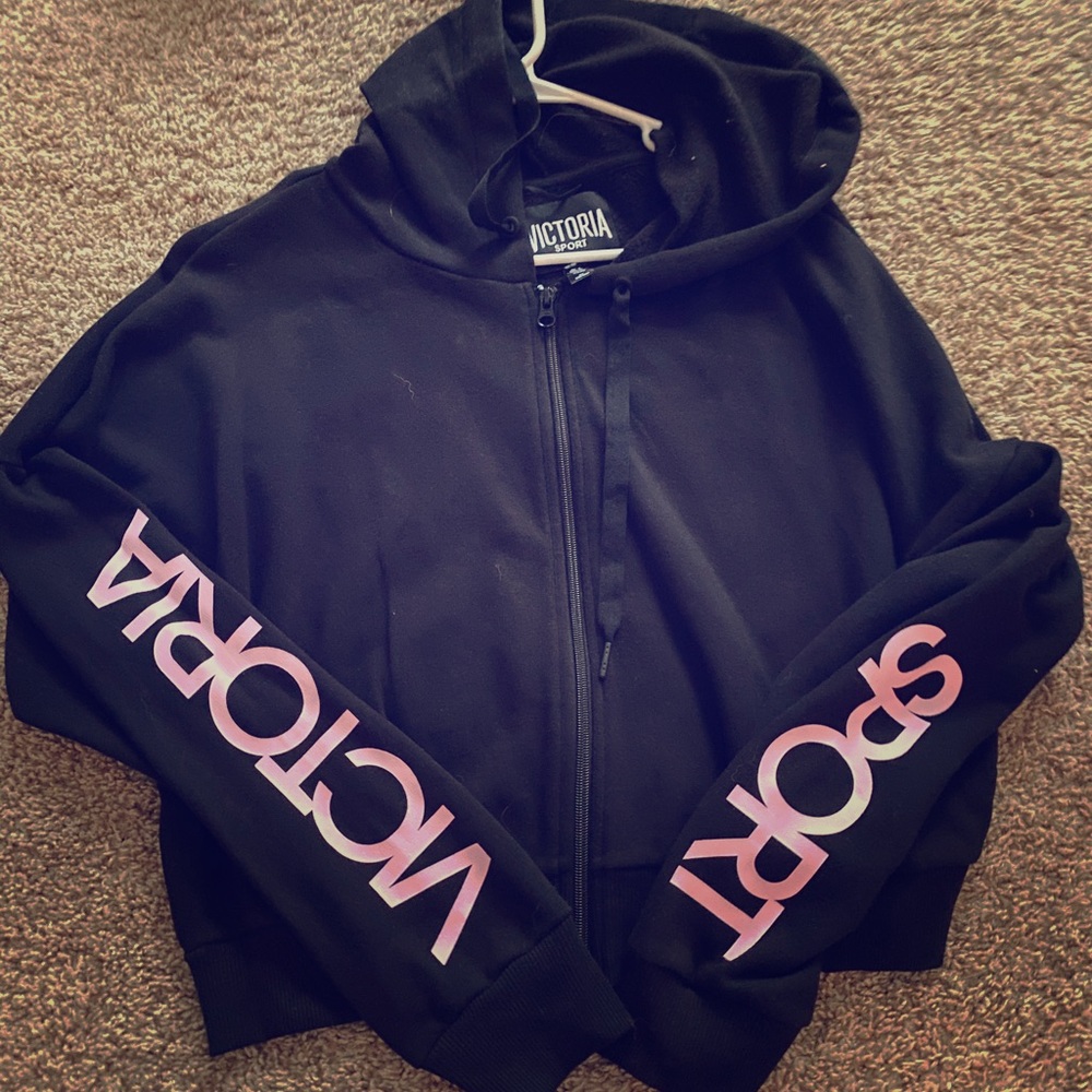 Victoria’s Secret sport crop zip up hoodie